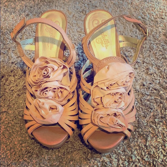 Anthropologie Shoes - Anthropologie Floral Wedges